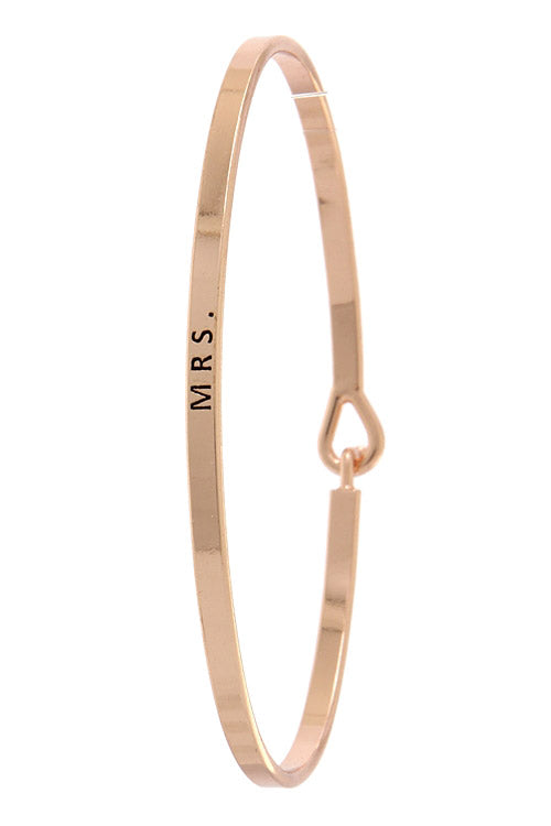 "MRS" Bangle